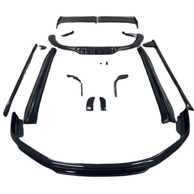 Para el Porsche 911 992 Kit de cuerpo de fibra de carbono 911 992 Modernizado estilo TechArt Frente de pala difusor spoiler lateral Falda de cuerpo Kit