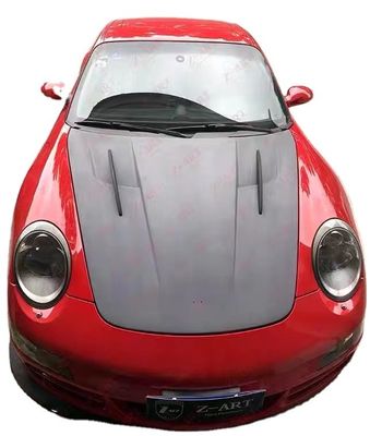 Nuevo producto Capó de fibra de carbono para Porsche 911 997 911 997 Motor de fibra de carbono Hatch GT3 estilo