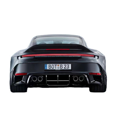 Para Porsche 992 Spoiler de fibra de carbono 992 mejorado BS estilo de fibra de carbono Spoiler de cola aletas