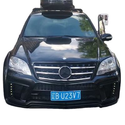 WALD Style Bodyki ancho para Mercedes W164 ML300 ML350 ML400 ML500 ML63 Kit de cuerpo delantero y trasero faldas laterales del parachoques