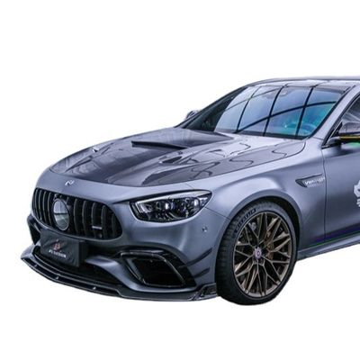 Auto partes Kit de cuerpo de fibra de carbono para Mercedes E63S E63s Fibra de carbono delantera