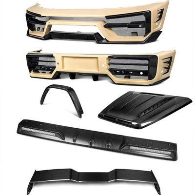 Repuestos de automóviles para Mercedes W464 G500 G63 Kit de carrocería W464 G500 G63 Modernizado estilo Paktechz Frente y trasero capó del parachoques