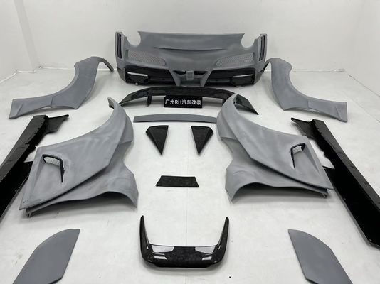 Ferrari F12 Cuerpo de fibra de carbono Kit F12 Novitec N-largo estilo delantero y trasero parachoques arco de la rueda F12 spoiler difusor del labio delantero