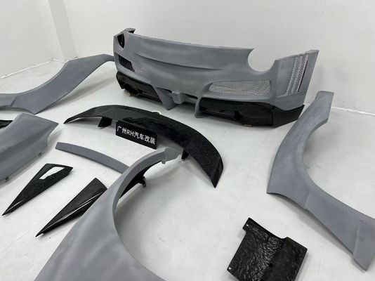 Ferrari F12 Cuerpo de fibra de carbono Kit F12 Novitec N-largo estilo delantero y trasero parachoques arco de la rueda F12 spoiler difusor del labio delantero
