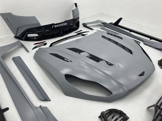 Aston Martin DB11 Fibra de carbono del cuerpo Kit DB11 estilo mansory delantero y trasero del parachoques falda lateral del guardabarros del capó del spoiler