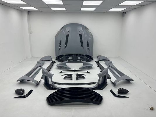 Aston Martin DB11 Fibra de carbono del cuerpo Kit DB11 estilo mansory delantero y trasero del parachoques falda lateral del guardabarros del capó del spoiler