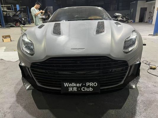 Aston Martin DB11 Fibra de carbono del cuerpo Kit DB11 estilo mansory delantero y trasero del parachoques falda lateral del guardabarros del capó del spoiler