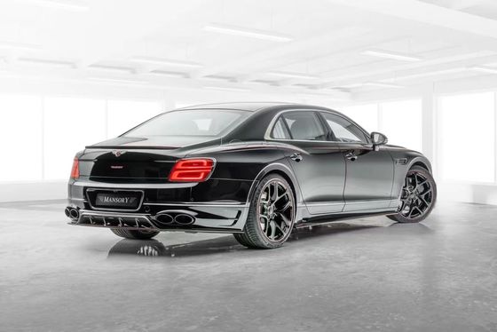 Bentley Flying Spur Cuerpo de fibra de carbono Kit de actualizaciones Flying Spur estilo MANSORY difusor de labio delantero Kit de cuerpo de capucha de spoiler