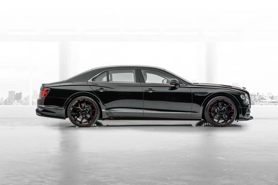 Bentley Flying Spur Cuerpo de fibra de carbono Kit de actualizaciones Flying Spur estilo MANSORY difusor de labio delantero Kit de cuerpo de capucha de spoiler