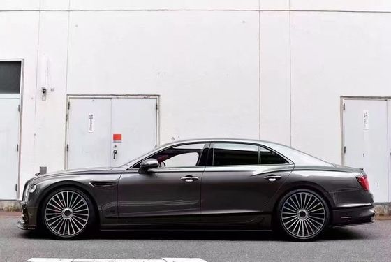 Bentley Flying Spur Cuerpo de fibra de carbono Kit de actualizaciones Flying Spur estilo MANSORY difusor de labio delantero Kit de cuerpo de capucha de spoiler