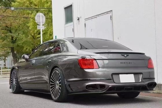 Bentley Flying Spur Cuerpo de fibra de carbono Kit de actualizaciones Flying Spur estilo MANSORY difusor de labio delantero Kit de cuerpo de capucha de spoiler