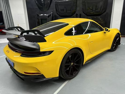 Porsche 992 Cuerpo de fibra de carbono Kit 992 estilo GT3 delantero y trasero parachoques lateral falda spoiler capucha