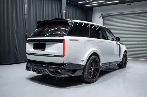 Land Rover Range Rover Kit de cuerpo de fibra de carbono Range Rover Moderado estilo Mansory difusor del labio delantero Spoiler capó rueda de arco falda lateral