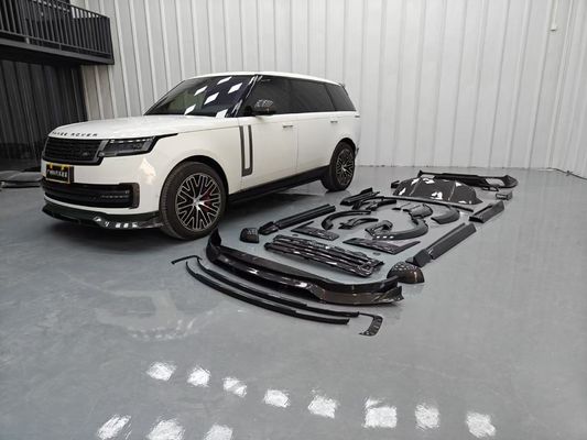Land Rover Range Rover Kit de cuerpo de fibra de carbono Range Rover Moderado estilo Mansory difusor del labio delantero Spoiler capó rueda de arco falda lateral