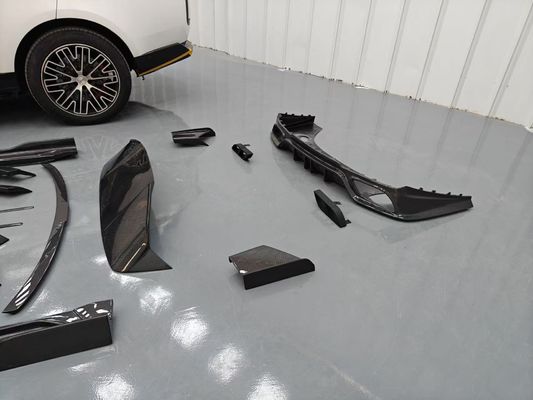 Land Rover Range Rover Kit de cuerpo de fibra de carbono Range Rover Moderado estilo Mansory difusor del labio delantero Spoiler capó rueda de arco falda lateral