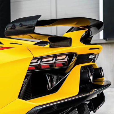 Para Lamborghini Aventador LP700 LP720 Fibra de carbono Kit de carrocería Aventador Modernizado estilo SVJ delantero y trasero