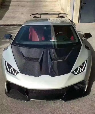 Para el Lamborghini LP580 LP610 EVO Capó de fibra de carbono LP580 LP610 EVO 1016 Tipo Capó del motor de fibra de carbono