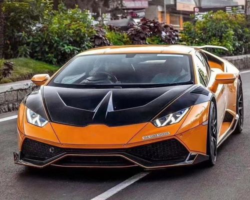 Para el Lamborghini LP580 LP610 EVO Capó de fibra de carbono LP580 LP610 EVO 1016 Tipo Capó del motor de fibra de carbono