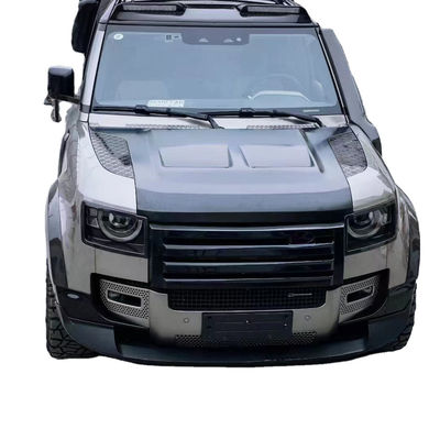 Capó de fibra de carbono para Land Rover Defender Material de fibra de carbono Defender Revestimiento de estilo SVR mejorado