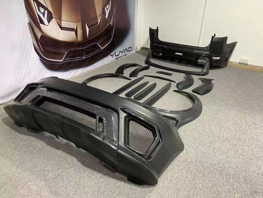 Runde ASPEC Style CF&amp; FRP Kit de cuerpo ancho delantero parachoque trasero parachoque lateral para Land Rover RANGE ROVE SPORT 2014-2017