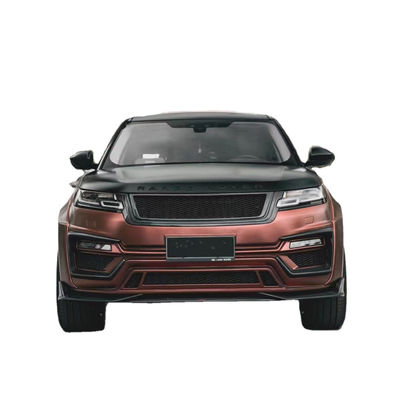 Para Land Rover Velar Fibra de carbono Kit de carrocería Velar actualiza el estilo LM delantero y trasero del parachoques Spoiler Widebody Kit