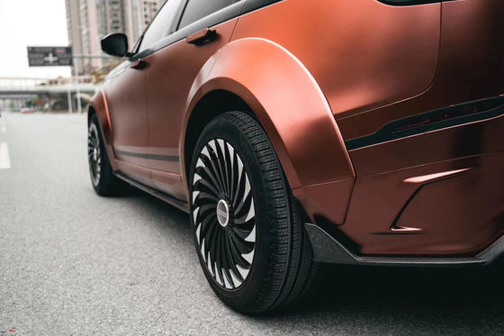 Para Land Rover Velar Fibra de carbono Kit de carrocería Velar actualiza el estilo LM delantero y trasero del parachoques Spoiler Widebody Kit