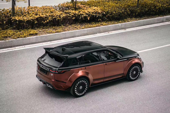 Para Land Rover Velar Fibra de carbono Kit de carrocería Velar actualiza el estilo LM delantero y trasero del parachoques Spoiler Widebody Kit