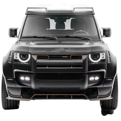 Para Land Rover Defender Kit de cuerpo de fibra de carbono Defender actualiza el estilo MSY de labio delantero difusor spoiler Kit de cuerpo ancho de fibra de carbono