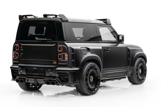 Para Land Rover Defender Kit de cuerpo de fibra de carbono Defender actualiza el estilo MSY de labio delantero difusor spoiler Kit de cuerpo ancho de fibra de carbono
