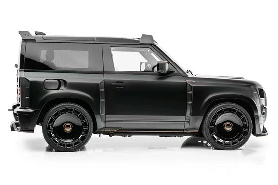 Para Land Rover Defender Kit de cuerpo de fibra de carbono Defender actualiza el estilo MSY de labio delantero difusor spoiler Kit de cuerpo ancho de fibra de carbono