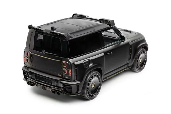 Para Land Rover Defender Kit de cuerpo de fibra de carbono Defender actualiza el estilo MSY de labio delantero difusor spoiler Kit de cuerpo ancho de fibra de carbono