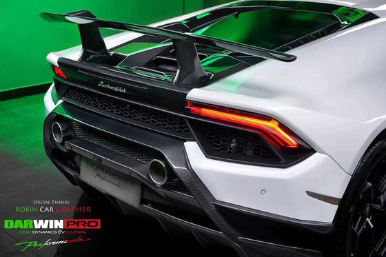 Para Lamborghini LP580 LP610 Kit de carrocería de fibra de carbono LP580 LP610 Modernizado al estilo LP640 Frente y trasero Bumper Spoiler Hood