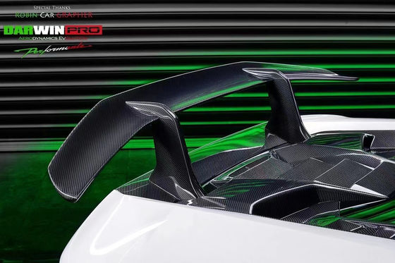 Para Lamborghini LP580 LP610 Kit de carrocería de fibra de carbono LP580 LP610 Modernizado al estilo LP640 Frente y trasero Bumper Spoiler Hood