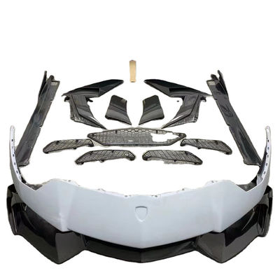 Para el Lamborghini LP700 Kit de carrocería de fibra de carbono LP700 Actualizaciones estilo MSY Fibra de carbono seca delantera y trasera