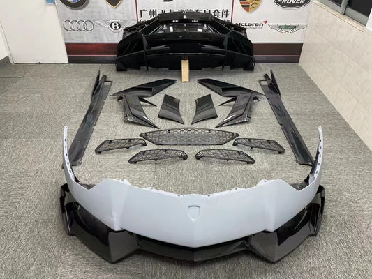 Para el Lamborghini LP700 Kit de carrocería de fibra de carbono LP700 Actualizaciones estilo MSY Fibra de carbono seca delantera y trasera