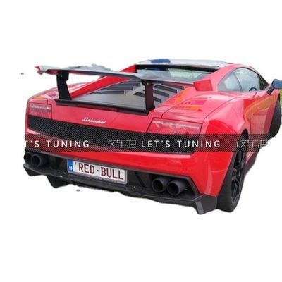Para Lamborghini Gallardo LP550 560 570 Spoiler de fibra de carbono Gallardo LP550 560 570 Spoiler mejorado de estilo SUPER TROFEO