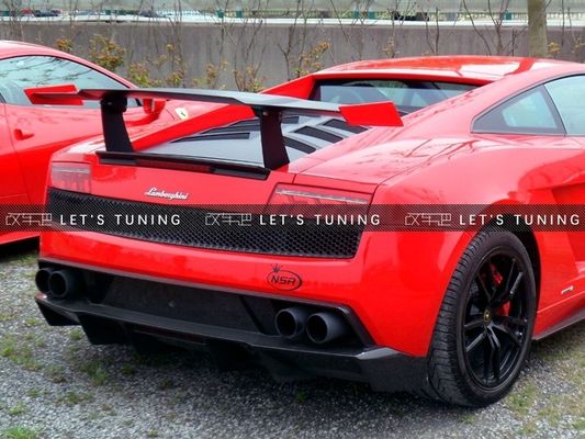 Para Lamborghini Gallardo LP550 560 570 Spoiler de fibra de carbono Gallardo LP550 560 570 Spoiler mejorado de estilo SUPER TROFEO
