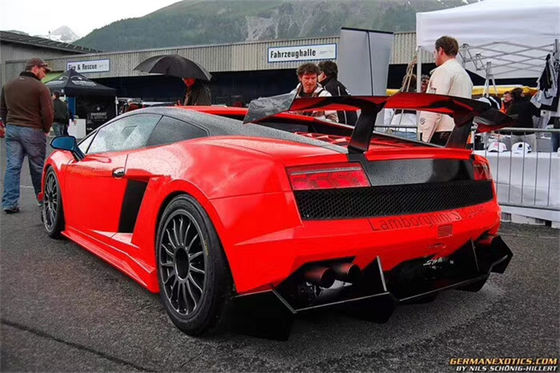 Para Lamborghini Gallardo LP550 560 570 Spoiler de fibra de carbono Gallardo LP550 560 570 Spoiler mejorado de estilo SUPER TROFEO