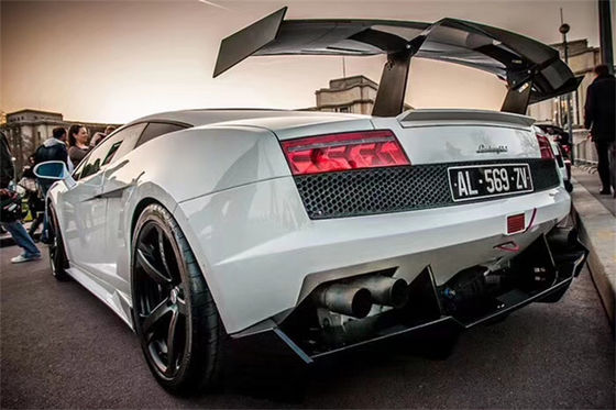 Para Lamborghini Gallardo LP550 560 570 Spoiler de fibra de carbono Gallardo LP550 560 570 Spoiler mejorado de estilo SUPER TROFEO