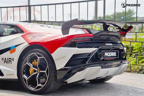 Para Lamborghini LP580 LP610 Kit de carrocería de fibra de carbono LP580 LP610 Upgraded VORS Style Ala de spoiler de fibra de carbono