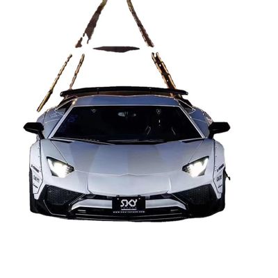 Para Lamborghini Aventador LP700 Fibra de carbono Kit de cuerpo LP700 mejorado estilo LB faldana lateral spoiler arco de la rueda