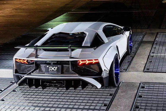 Para Lamborghini Aventador LP700 Fibra de carbono Kit de cuerpo LP700 mejorado estilo LB faldana lateral spoiler arco de la rueda