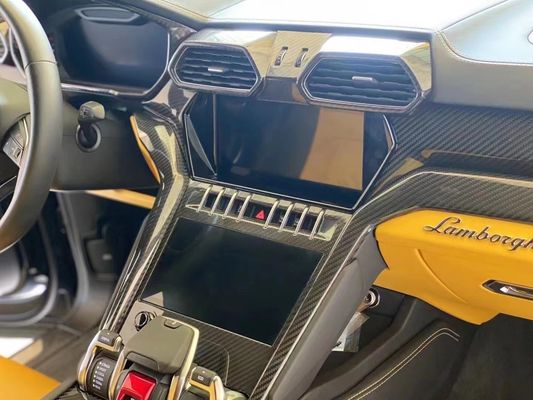 Repuestos para automóviles Interior de fibra de carbono para Lamborghini Urus Urus Fibra de carbono Superficie central de control de aire acondicionado