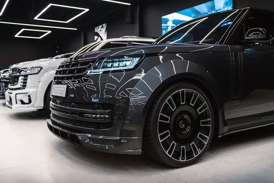 Carbono Fibra Land Rover Body Kit LM Estilo Universal trasero parachoques de labio difusor