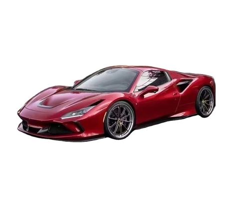 Kit de carrocería de fibra de carbono de estilo novato para Ferrari F8 Kit de carrocería de fibra de carbono delantera pala trasera difusor spoiler