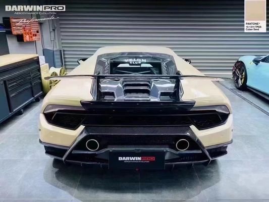 Auto Parts Spoiler de fibra de carbono para Lamborghini HURACAN LP610 580 EVO actualizar el estilo Performante Spoiler de cola de fibra de carbono