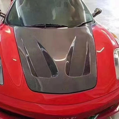 Fibra de carbono de alta calidad para Ferrari F430 Capó del motor Capó del motor F430