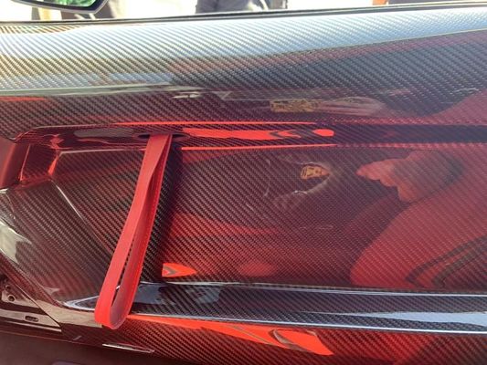 Para el Lamborghini Aventador LP700 Paneles de puertas de fibra de carbono Aventador SVJ estilo Paneles de puertas de fibra de carbono