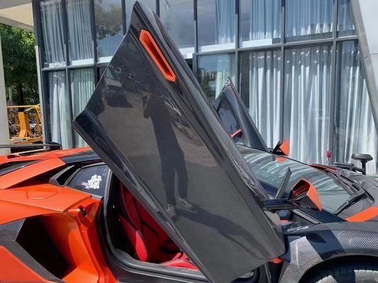 Para el Lamborghini Aventador LP700 Paneles de puertas de fibra de carbono Aventador SVJ estilo Paneles de puertas de fibra de carbono