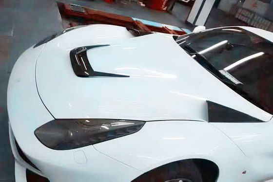 Fibra de carbono de alta calidad para Ferrari F12 Decoración de la cubierta de fibra de carbono F12 Compartimiento del motor de fibra de carbono Tuyere Pieza pequeña